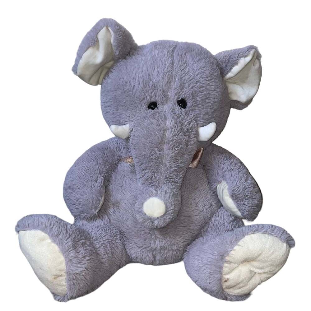 Best Made Toys stuffed elephant tusk gray white-large stuffy ant eater Plush